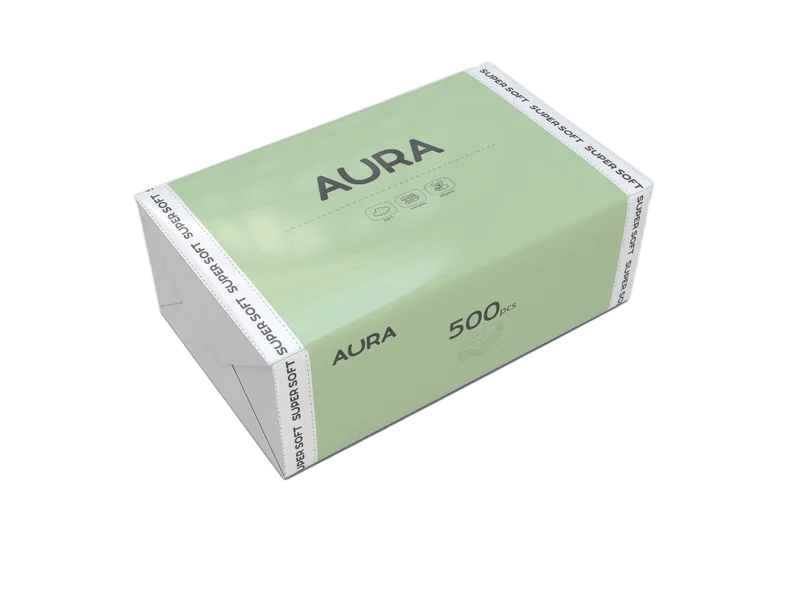 AURA Քառաշերտ Անձեռոցիկ – 180 x 140 մմ 500 թերթ