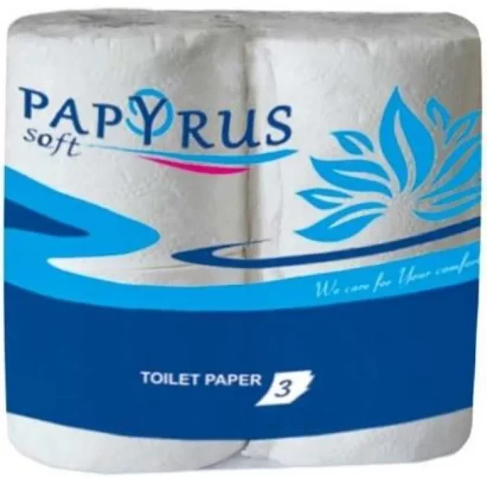 Soft Papyrus եռաշերտ զուգարանի թուղթ 4 հատ