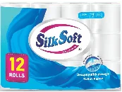 Silk Soft եռաշերտ զուգարանի թուղթ 12 հատ