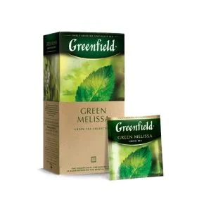Greenfield Green Melissa կանաչ թեյ ծրարիկով