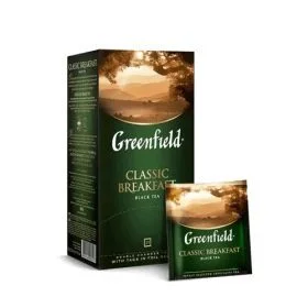 Greenfield Classic Breakfast սև թեյ ծրարիկով