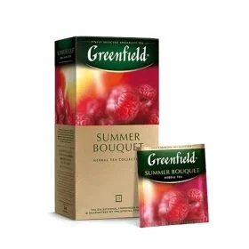 Greenfield Summer Bouquet բուսական թեյ ծրարիկով