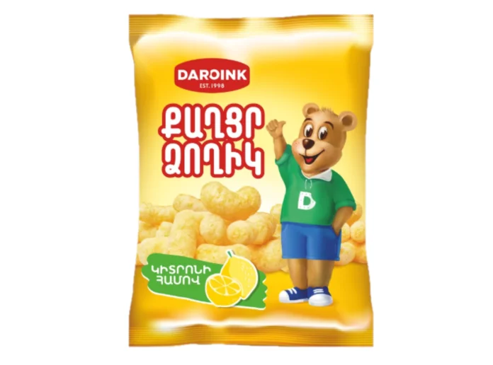 Եգիպտացորենի ձողիկներ - կիտրոն 80գր / Daroink