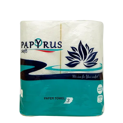 Soft Papyrus եռաշերտ խոհանոցային թղթե սրբիչ 2 հատ