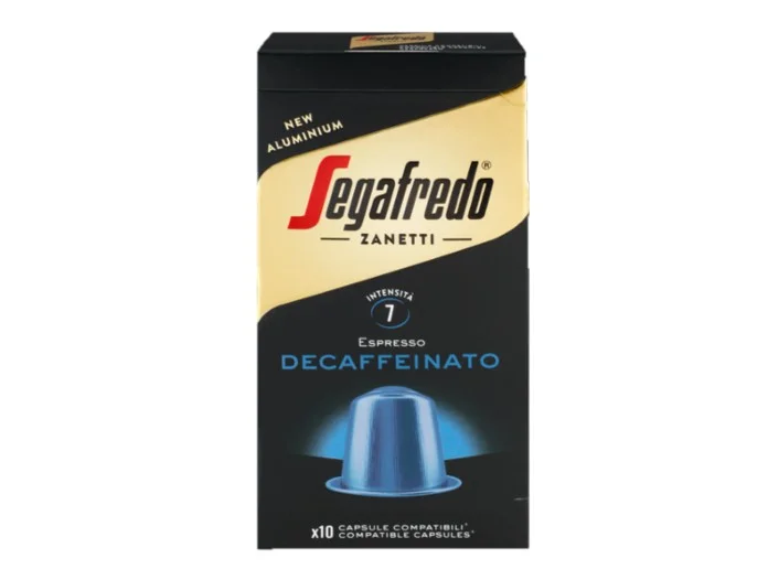 Segafredo Espresso Decaffeinato պարկուճային սուրճ 10 հատ