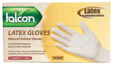 Disposable gloves - Latex 100 pcs M size